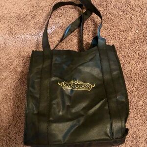 Mastodon Black Tote Bag